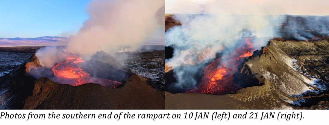 Holuhraun fissure eruption 2014-15 at Bardarbunga (Bárðarbunga) volcano ...